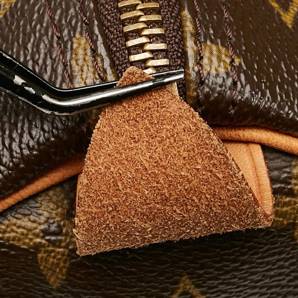 Louis Vuitton Monogram Speedy 30 Handbag Boston M41526 Brown PVC Leather Ladi... - Picture 9 of 11